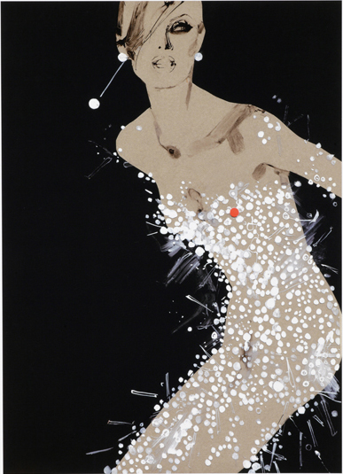 David Downton S Fierce Fashion Illustrations