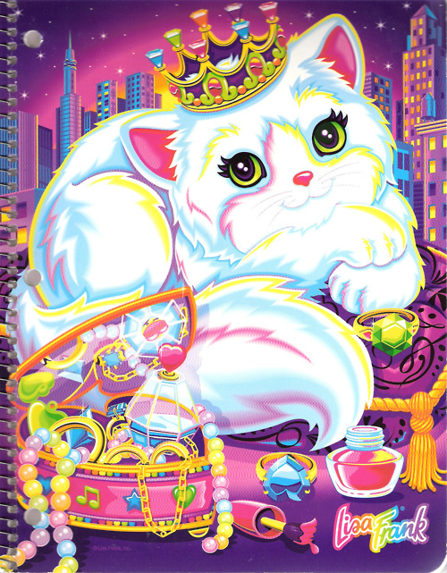 Lisa Frank princess kitten