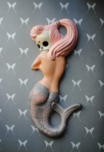 mermaid bathroom wall decor