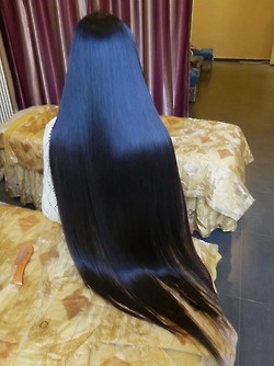 long shiny hair