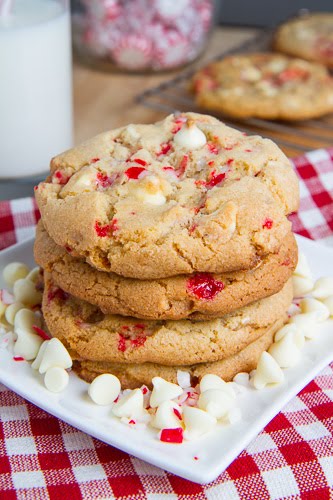 Chocolate Chip Candy Cane Cookies