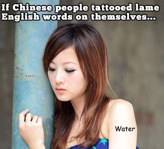 chinese character tattoo