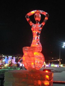 astana ice sculpture
