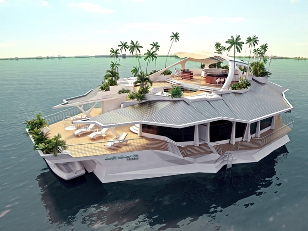 floating island boat