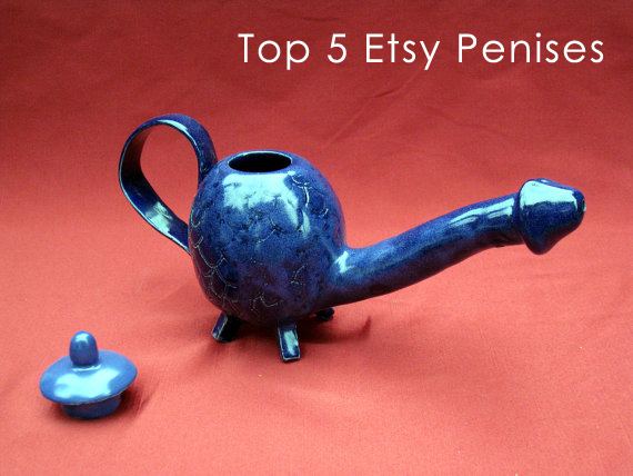 top five etsy penises