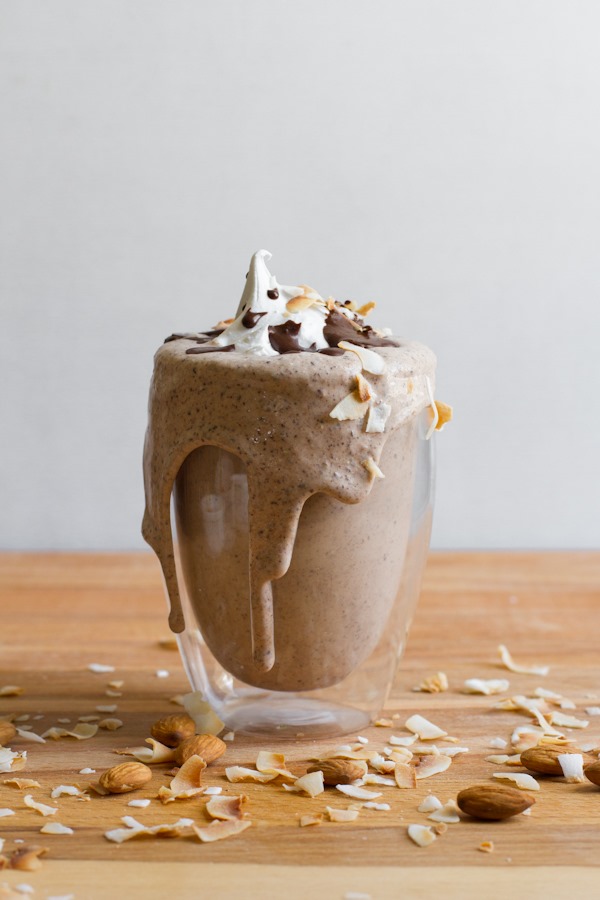 Vegan Almond Joy Milkshake