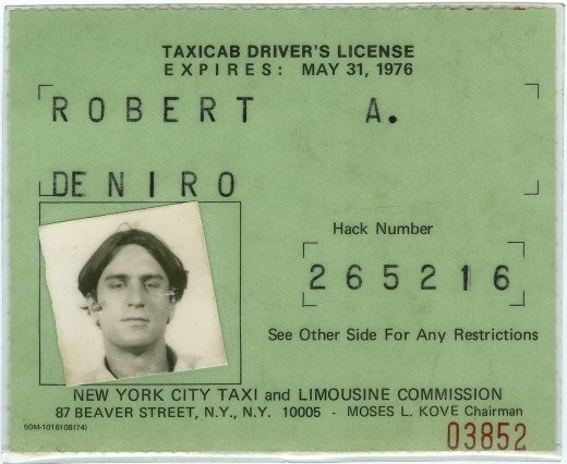 Robert De Niro cab driver