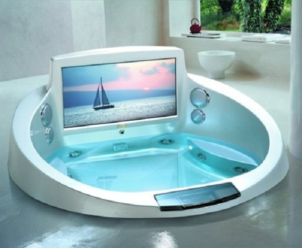 bathtub tv