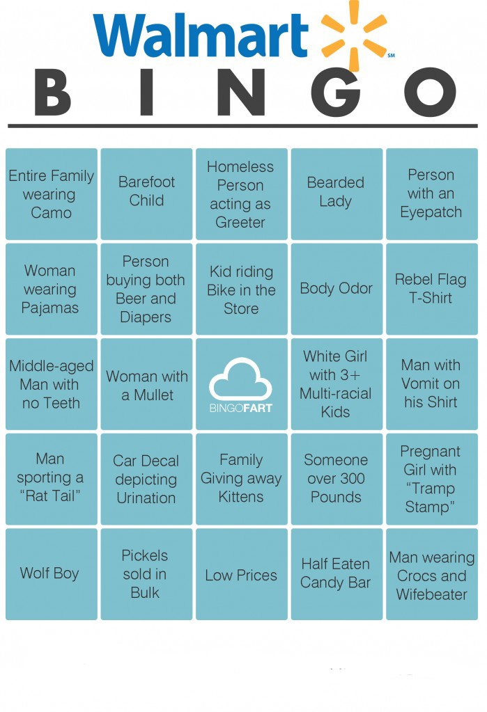 walmart bingo