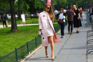Pink Couture Street style