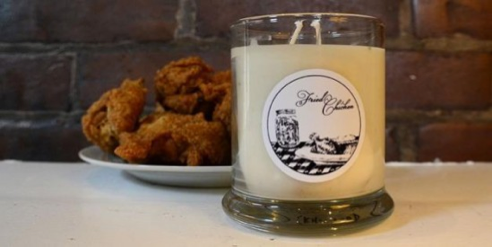 fried chicken scented candle
