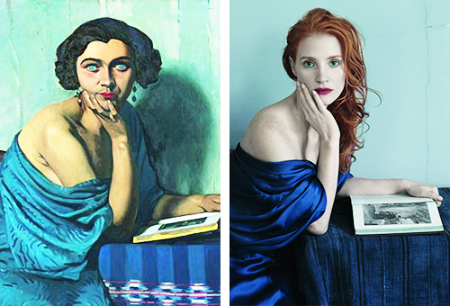  Jessica Chastain in Vogue, Le Retour