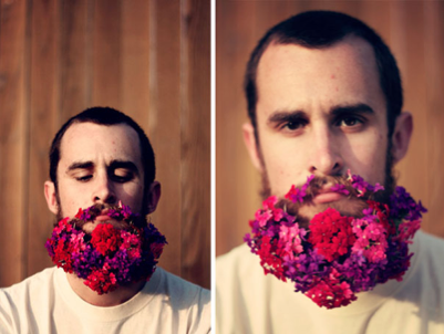 hipster flower beards