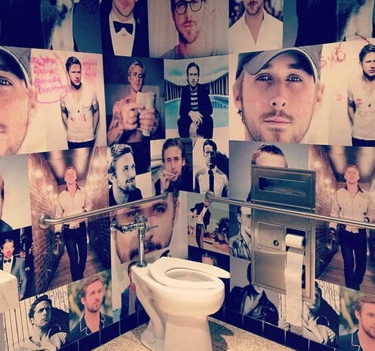 ryan gosling bathroom