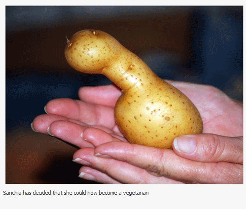 potato root vagina