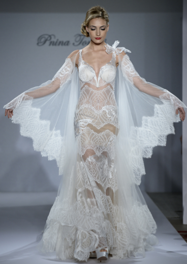 skin baring wedding dresses