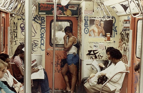 vintage new york subway