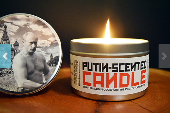 vladimir putin scented candle