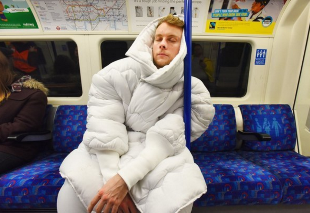 Sleep Anywhere In This Suit Made Of A Comforter The Luxury Spot