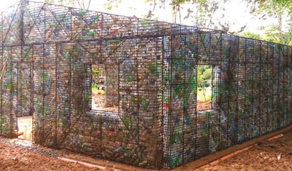 plastic bottle village in panama