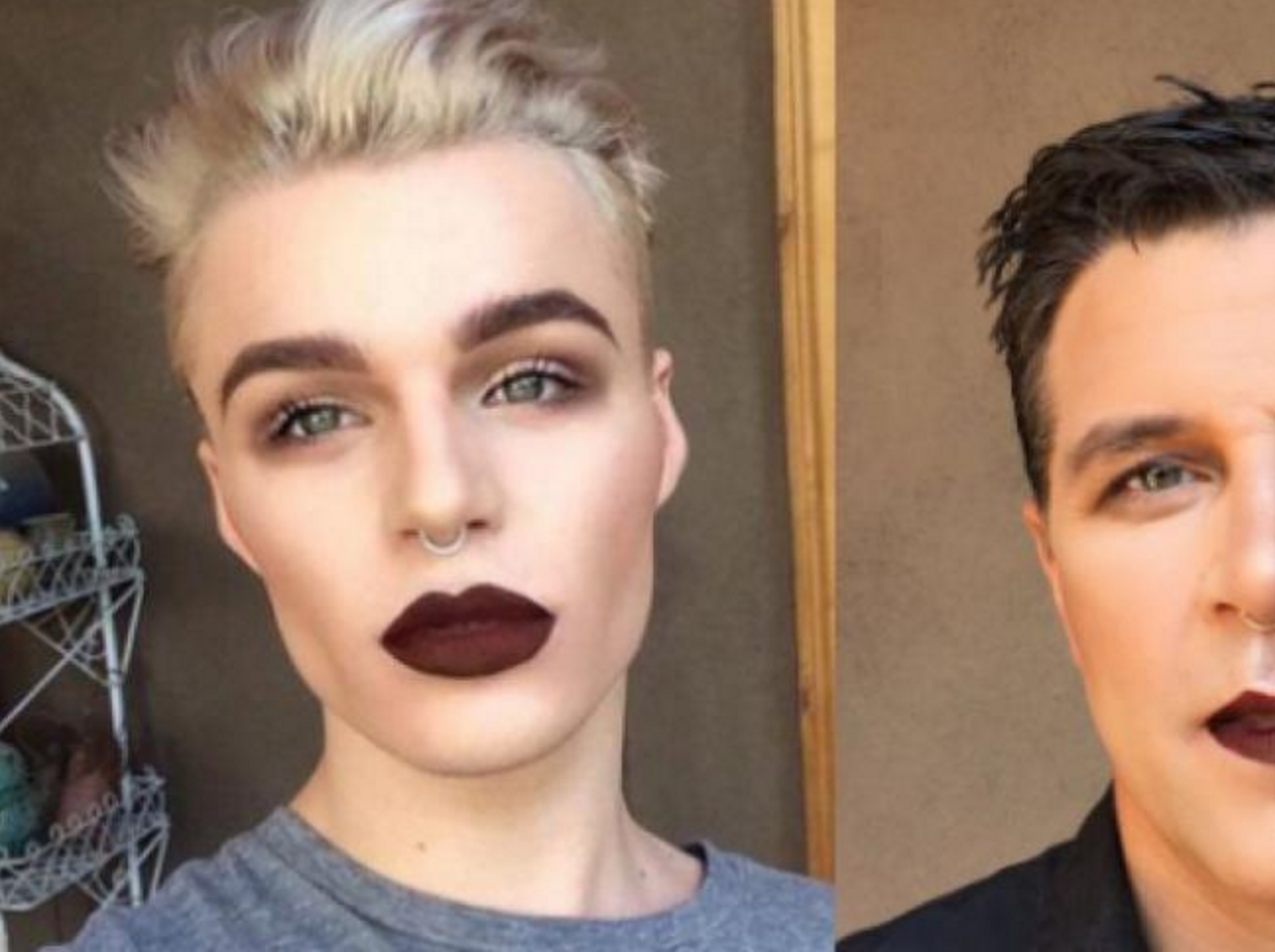 father son makeup makeover