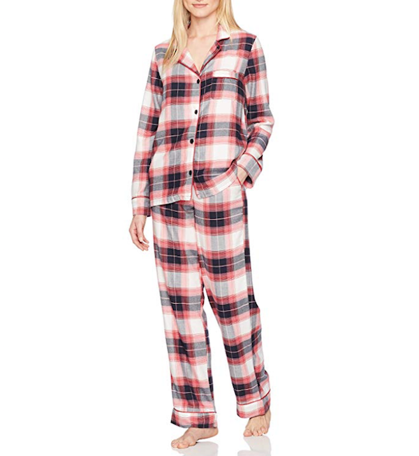 softest womens pajamas, classic plaid flannels