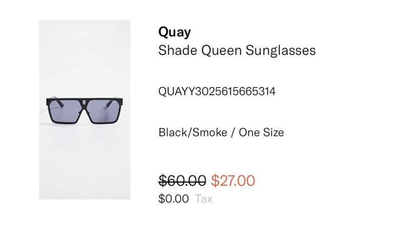 cheap quay sunglasses