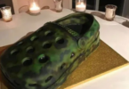 crocs cake for a wedding