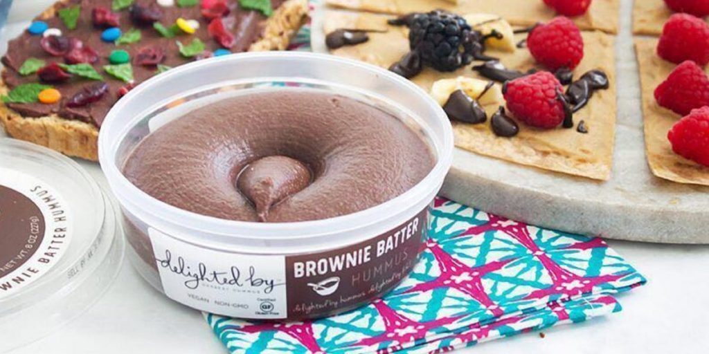 Delighted by Desserts vegan edible brownie batter at costco