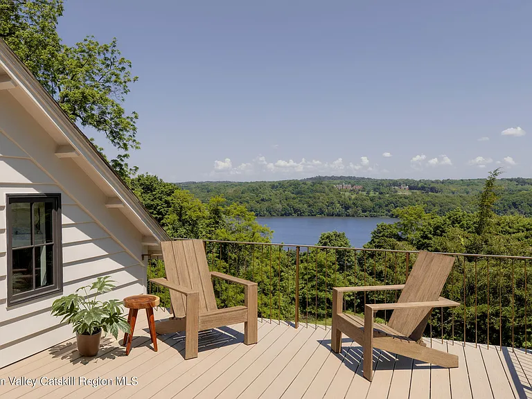 Highland, NY estate with pool overlooking the Hudson River