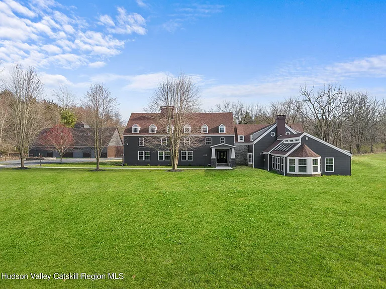 Kingston, New York Mansion, exterior shot from Marbletown