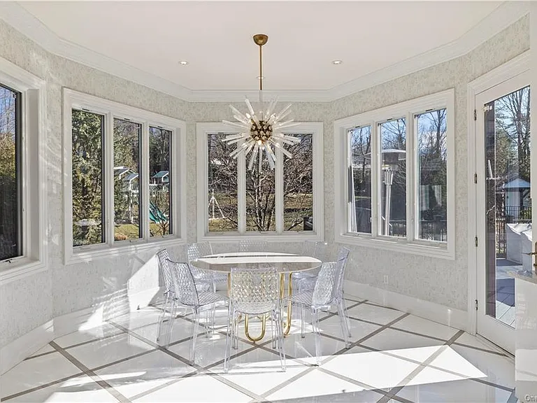 Spring Valley, NY mansion dining room