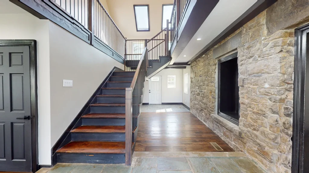 Kingston, New York Mansion, foyer in Marbletown