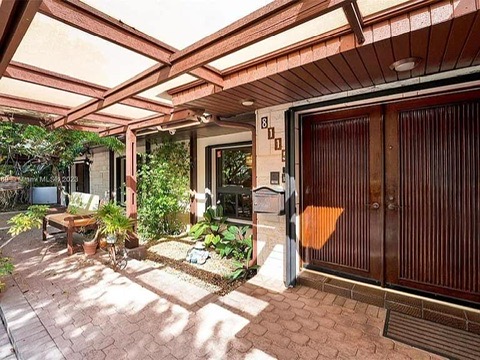 1970s Miami House House entryway