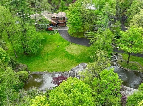 Main house at 295 Co Road 2A, Olivebridge, NY 12461, Rustic Catskills Cabin Estate