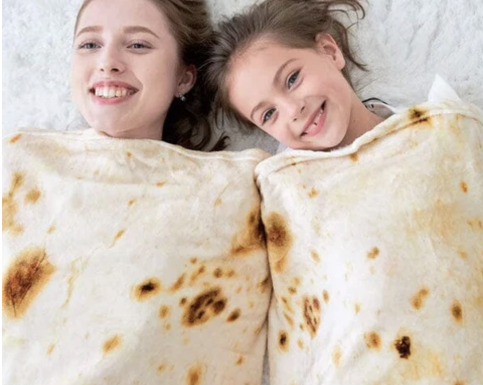 human burrito blanket, gifts under $30