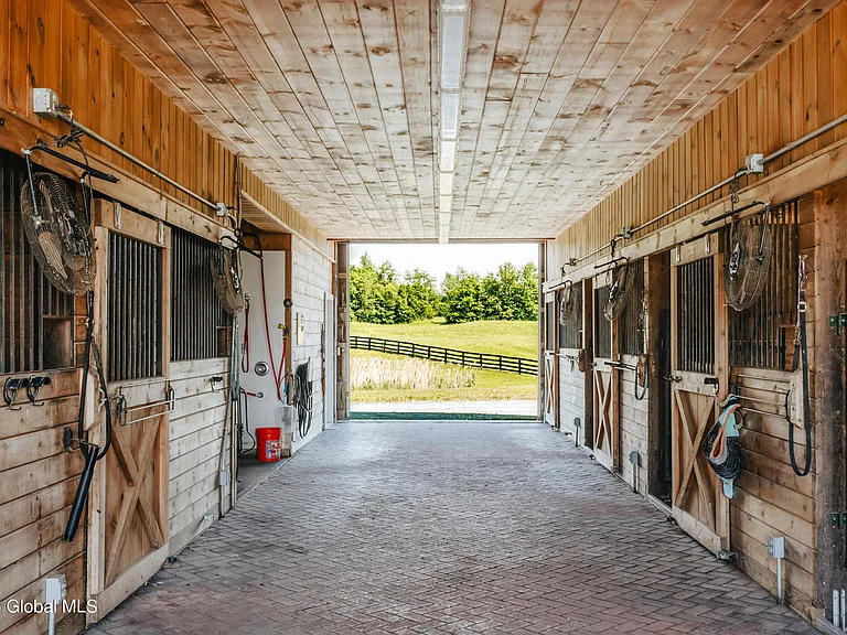 Valatie NY Equestrian Estate, large multi-stall barn