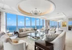 Fort Lauderdale Beach Penthouse, floor to ceiling windows overlooking the atlantic ocean