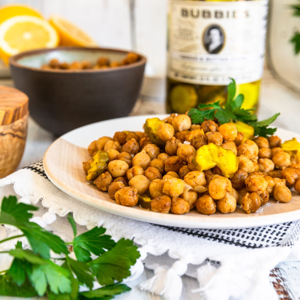 indian spice roasted chickpeas