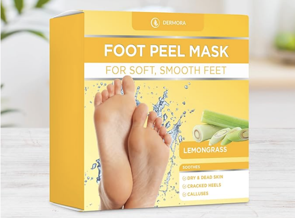 dermura foot peel mask, best gifts for men under $50