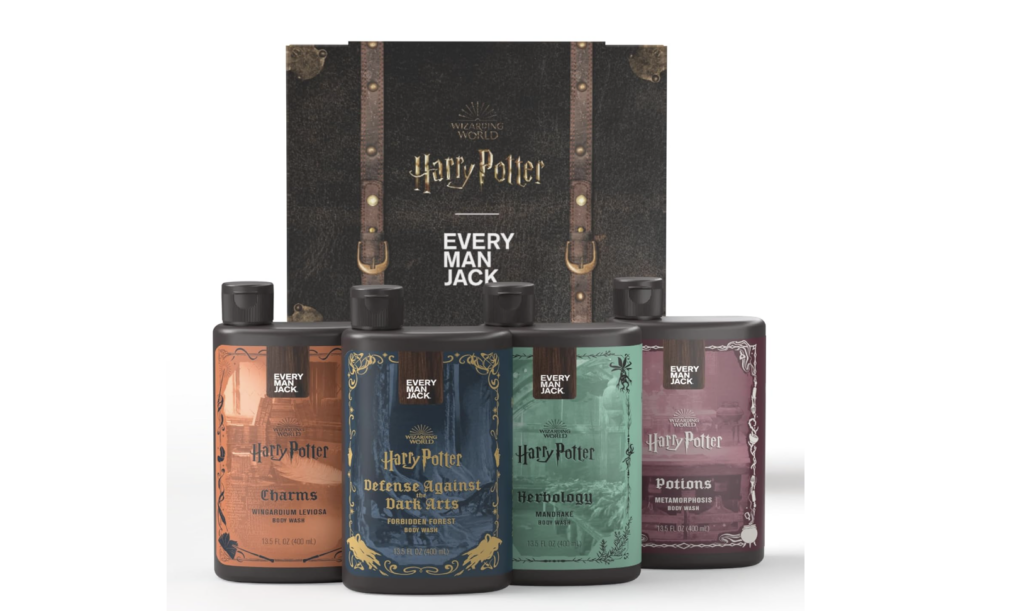 every man jack harry potter body wash gift set, best gifts for men under $50