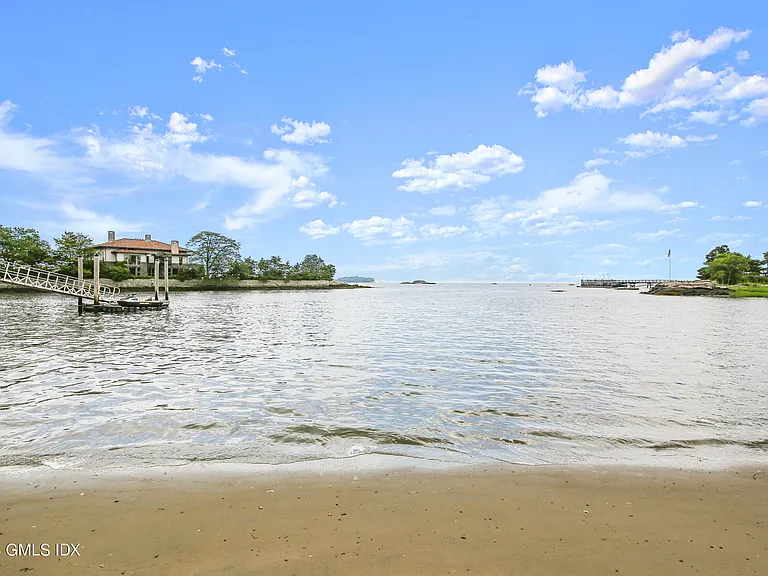 most expensive home in Connecticut, Greenwich mansion exterior with private long island sound beach access