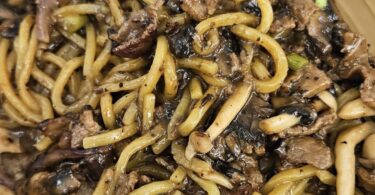 Umami Noodles with Stir-Fried Beef Recipe