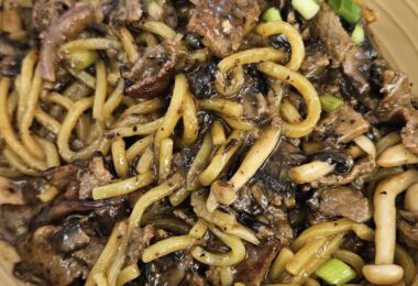 Umami Noodles with Stir-Fried Beef Recipe