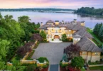 Massive Tuscan Palace in New Jersey on the Rumson and Navasink Rivers