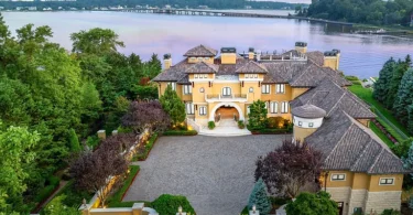 Massive Tuscan Palace in New Jersey on the Rumson and Navasink Rivers