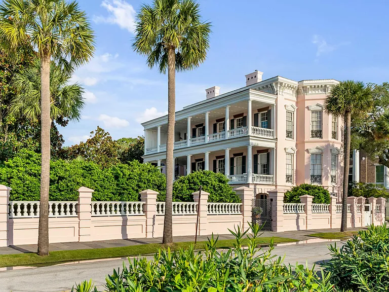 Scott Bessent's Charleston Waterfront Mansion, 5 east battery street in charleston south carolina