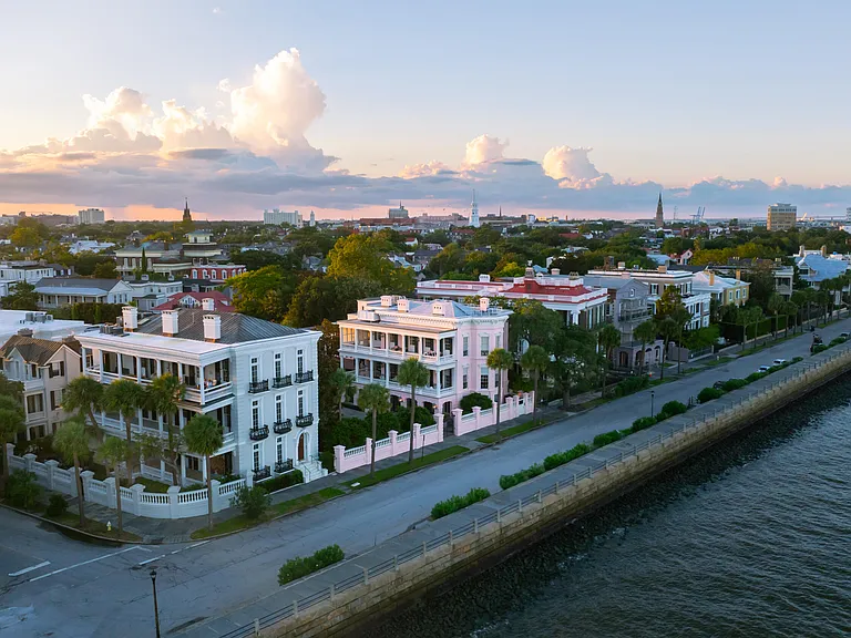 Scott Bessent's Charleston Waterfront Mansion, 5 east battery street in charleston south carolina