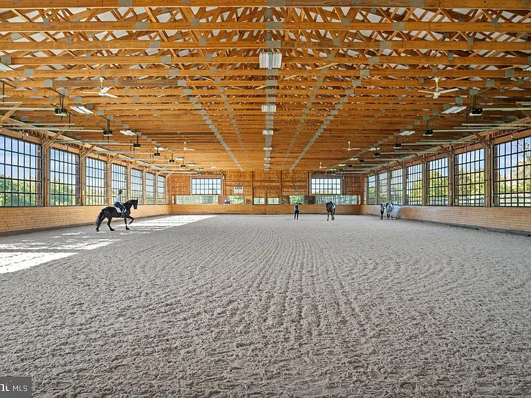 1700s equestrian estate in Lower Gwynedd Pennsylvania, heated horse riding ring