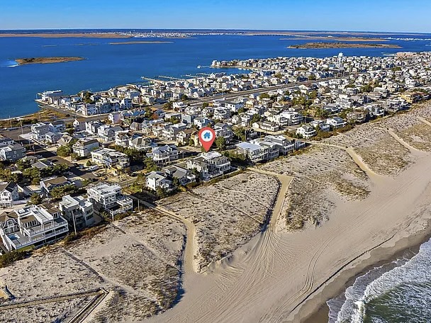 Renovated LBI Beach Mansion, exterior of 6601 Ocean Blvd, Long Beach Township, NJ